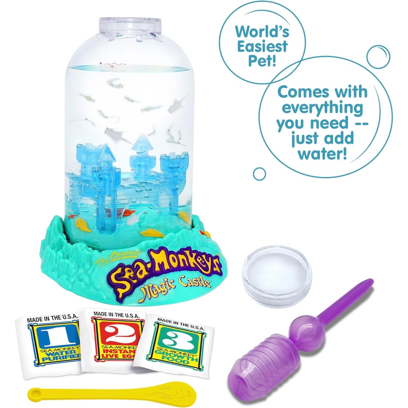 Sea-Monkeys Magic Castle - World's Only Instant Pets - Ages 6+ (Pack Of 1) - Image 2