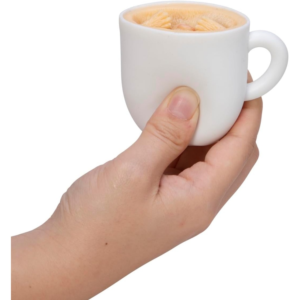 Schylling Pup In A Cup - Squeeze To Reveal Adorable Caffeine-Themed Companions - Style May Vary (Pack Of 1) - Image 3