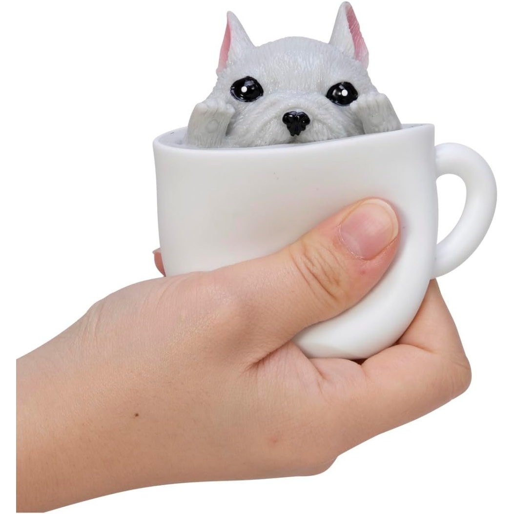 Schylling Pup In A Cup - Squeeze To Reveal Adorable Caffeine-Themed Companions - Style May Vary (Pack Of 1) - Image 5