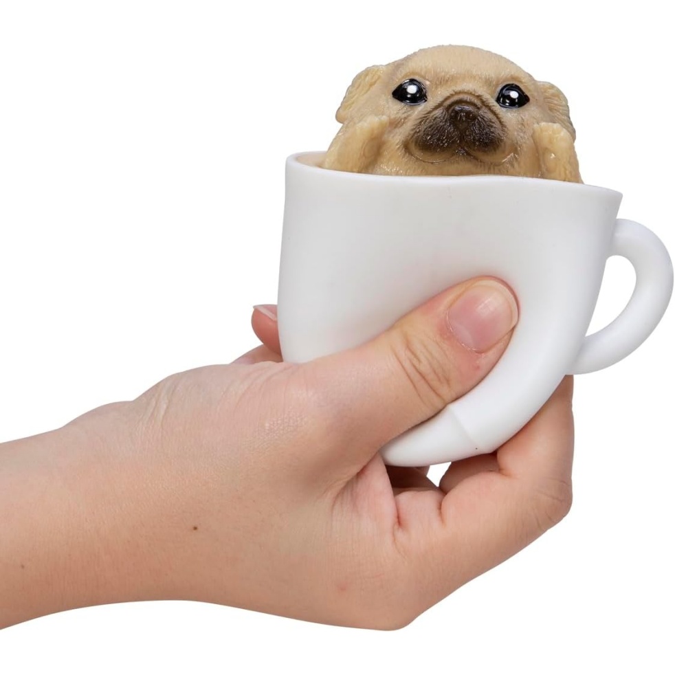 Schylling Pup In A Cup - Squeeze To Reveal Adorable Caffeine-Themed Companions - Style May Vary (Pack Of 1) - Image 6