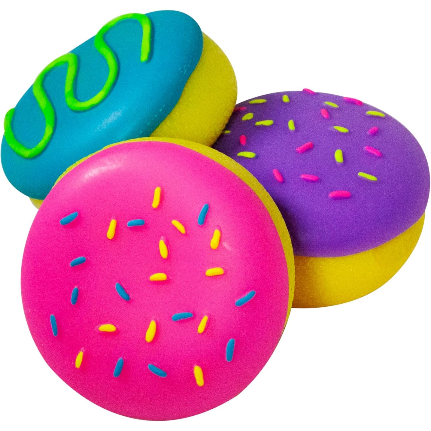 Schylling Needoh Jelly Donut - Sensory Squeeze Toy - Jelly-Like Filling - 3" Wide - Color May Vary (Pack Of 1) - Image 4