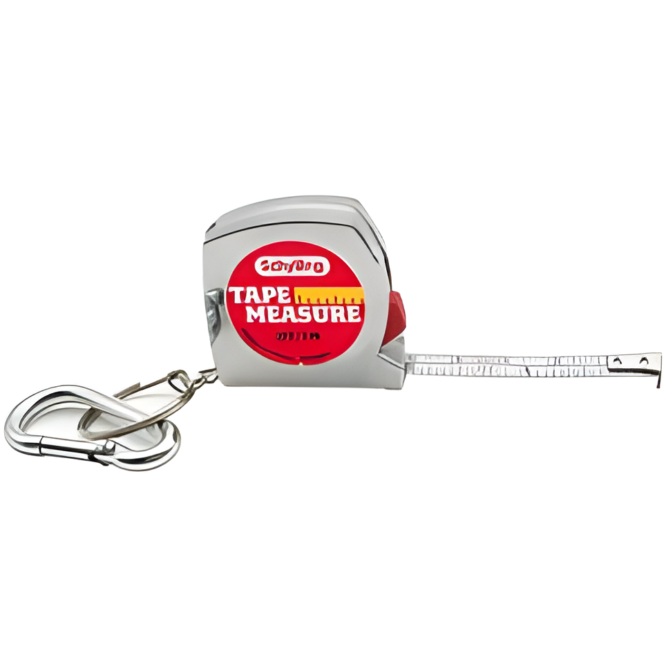 Schylling Mini Tape Measure - 1.5" Real Working 3 Foot Long Retractable Pocket-Sized Tape Measure - Includes Carabiner Clip And Chain - Ages 3 And Up - Image 2