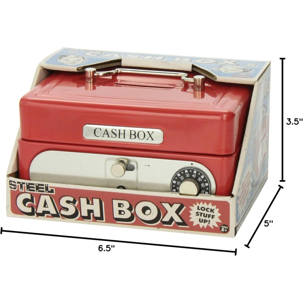 Schylling Locking Cash Box Red, 1 Ea - Image 6