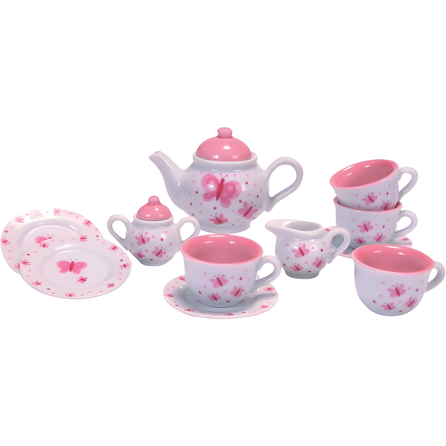 Schylling Butterfly Porcelain Tea Set