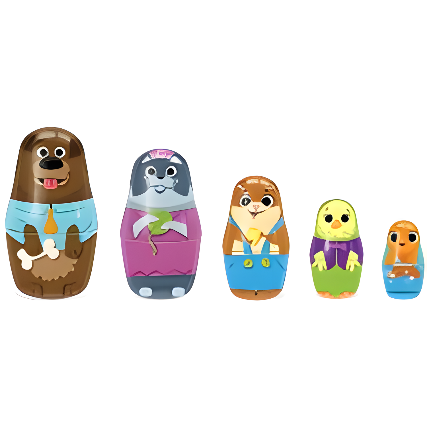 Little Classics Family Pets Tin Nesting Dolls
