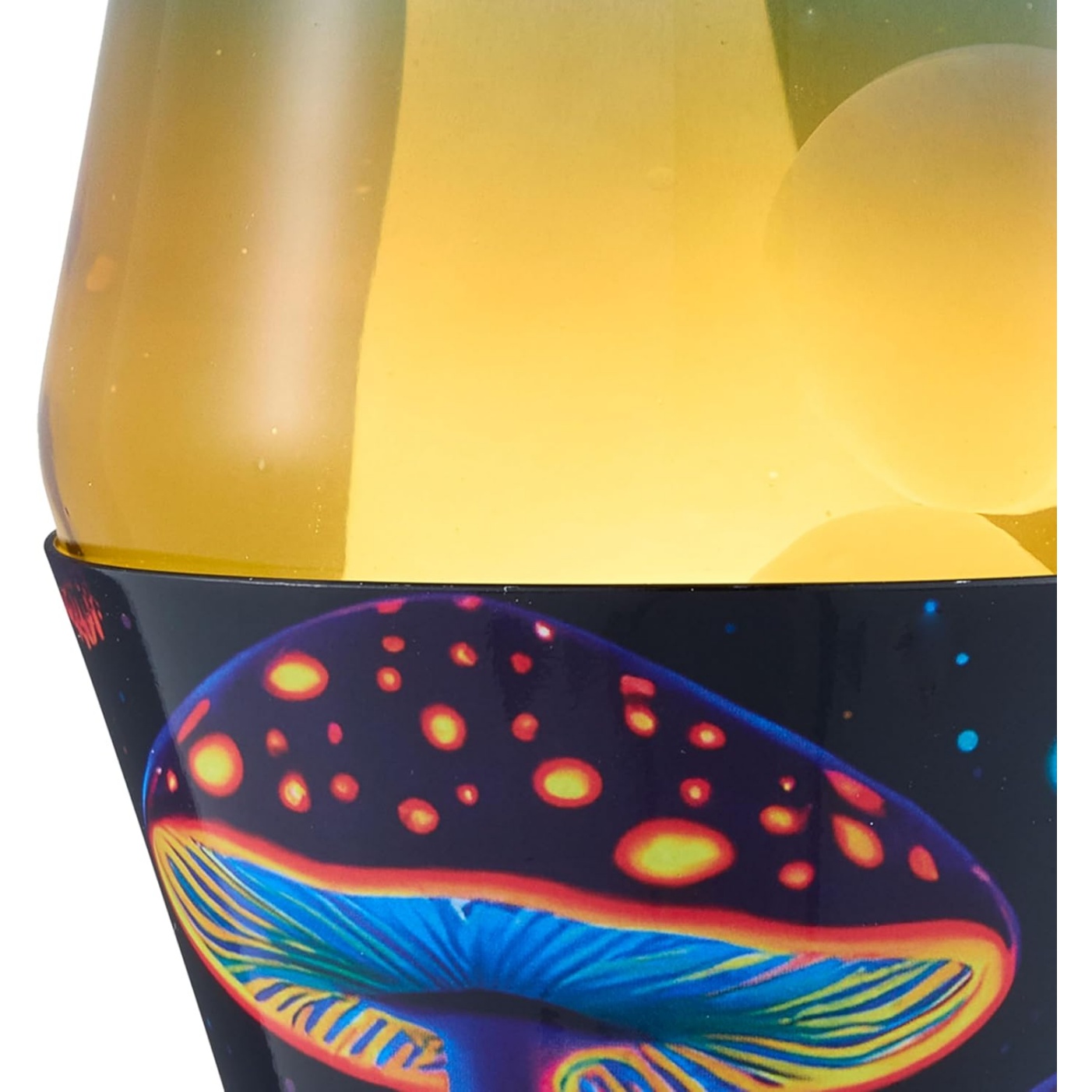 Lava The Original Lamp - 14.5" Trippy Shrooms – Classic Liquid Motion Lamp - Tri-Colored Globe And Black Base - Item #2361 - Image 5